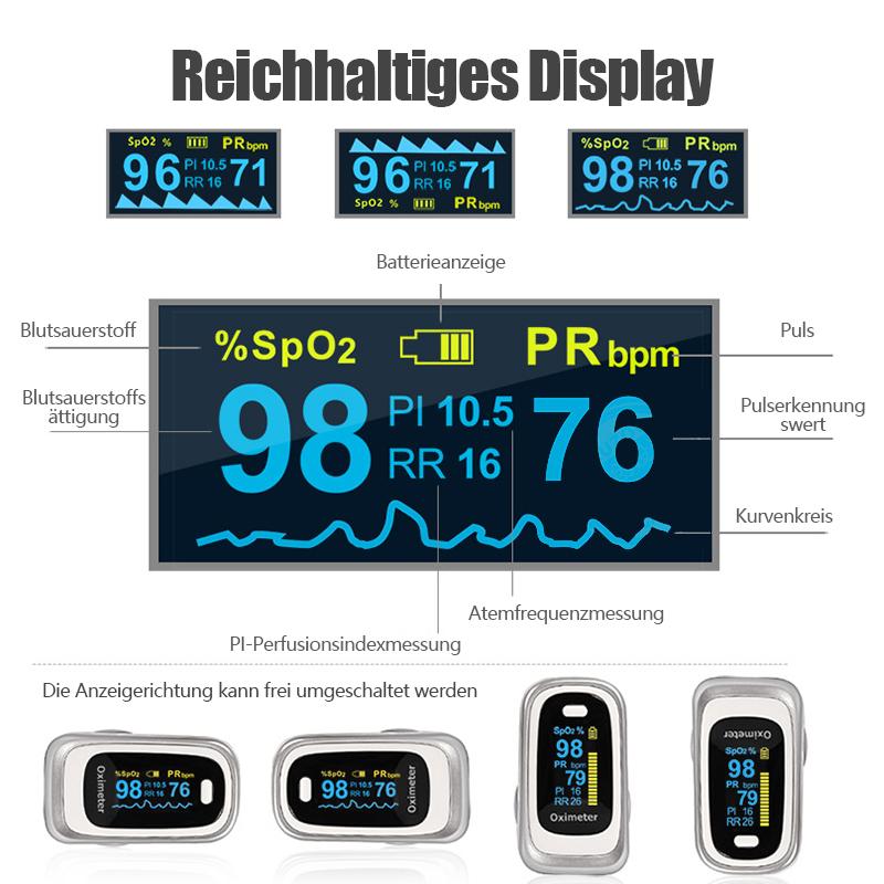 Drahtloses digitales Fingerpulsoximeter