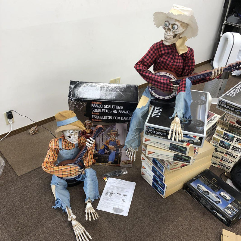 💥Lustige animierte Duell-Banjo-Skelette💫