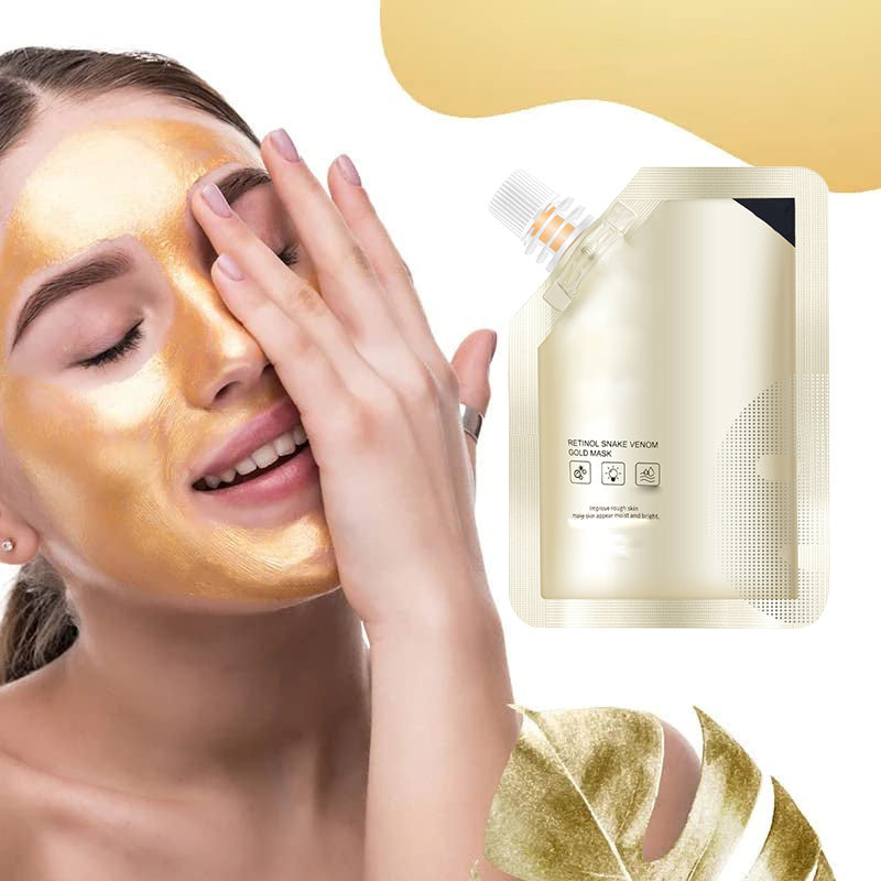 Retinol-Schlangengift-Goldmaske