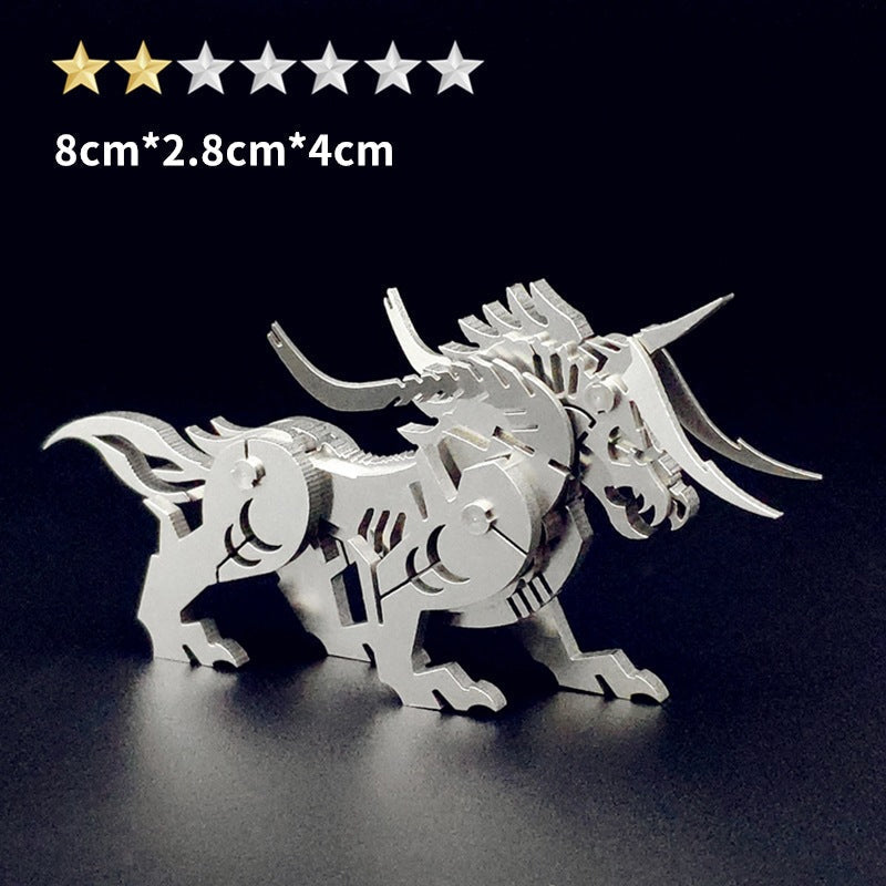 3D Metall Maschinen Zusammengebautes Spielzeug