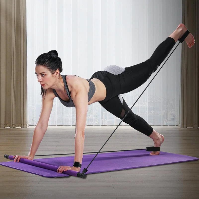 Tragbares Pilates-Stangen-Set