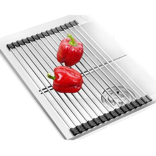 Faltbares Edelstahl Spüle Trockengestell