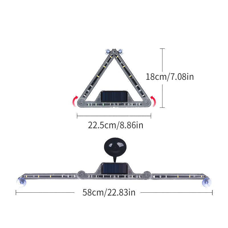 🔥Warnschild für Solar-Dreieckslicht🔥