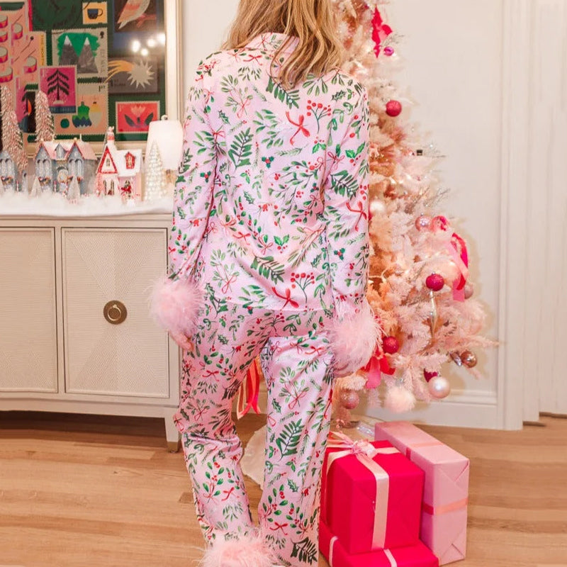 💝Weihnachtsmann-Pyjama-Set