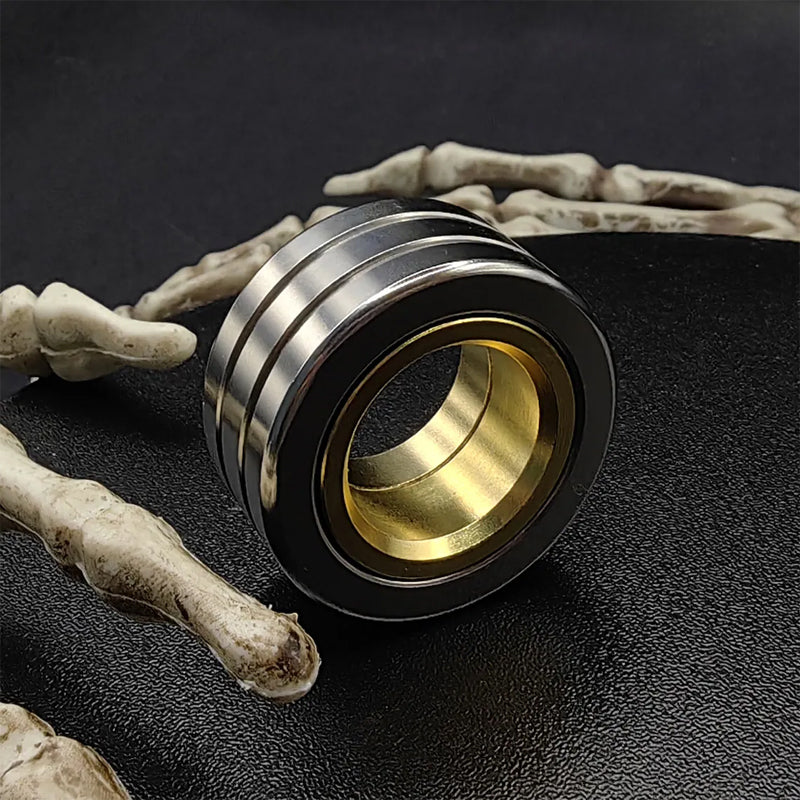 Doppelfunktions-Fingerspitzenring aus Edelstahl