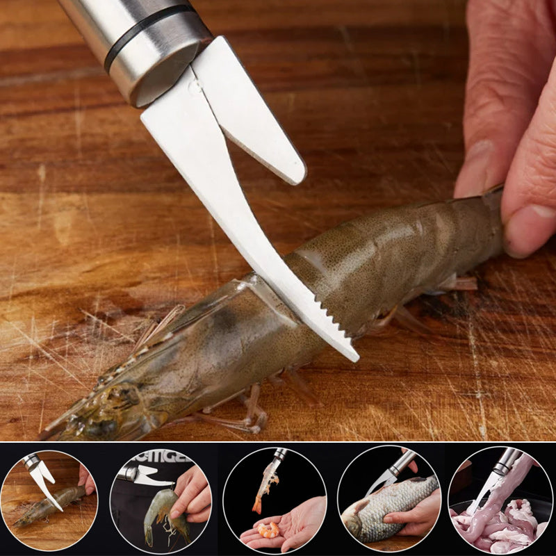 5 in 1 Multifunctional Shrimp Line Fish Maw Knife