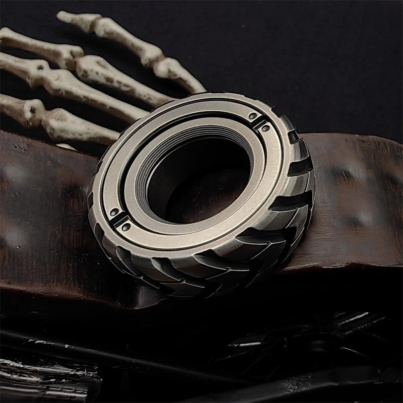 Doppelfunktions-Fingerspitzenring aus Edelstahl