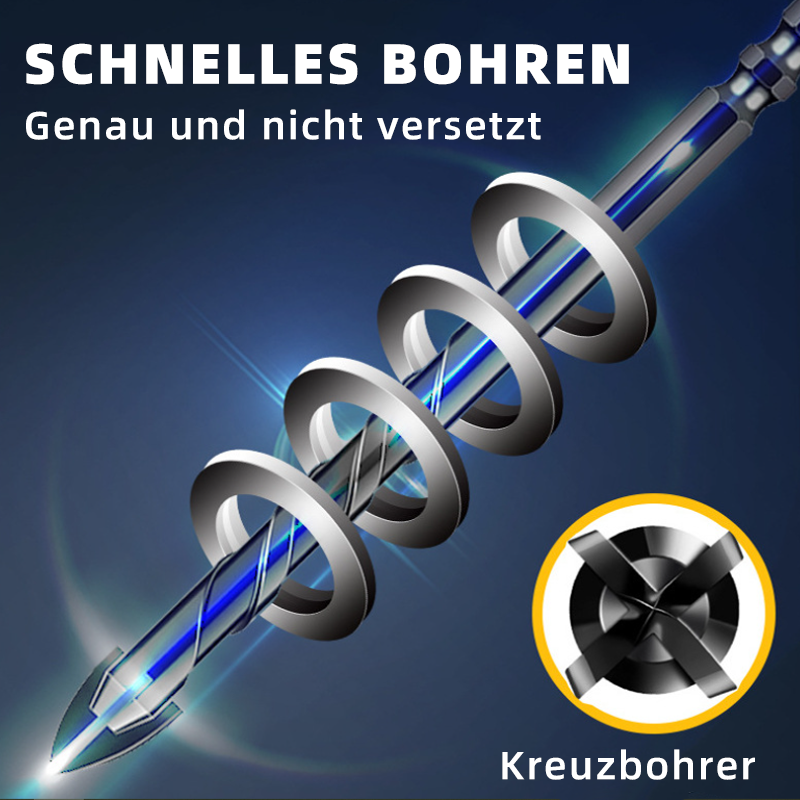 🛠️Doppelhelix Kreuzbohrer Handwerkzeug🛠️