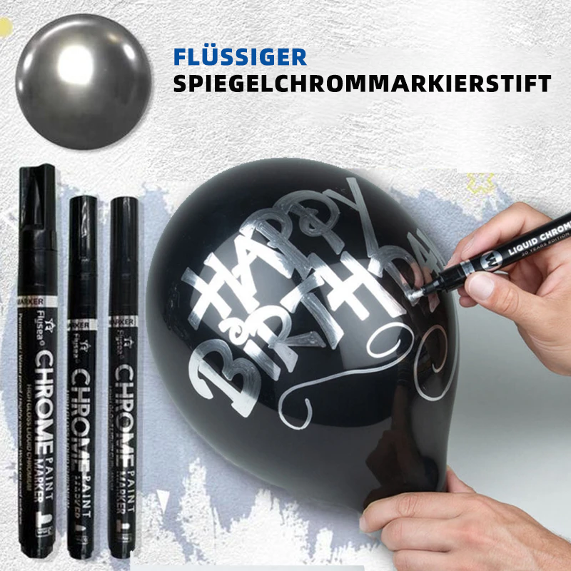 🖊Flüssiger Spiegelchrommarkierstift🖊