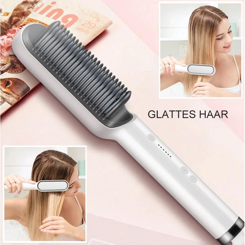 🎁Aktion zum Muttertag-50 % RABATT🎁Negativ-Ionen-Haarglätter Stylingkamm