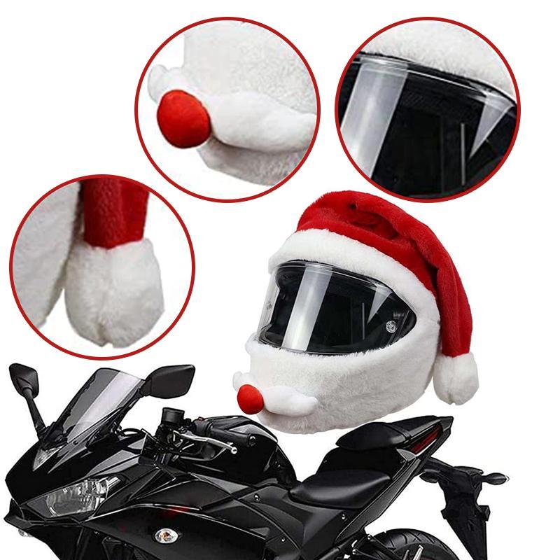 Weihnachtsmann Motorradhelm Protektor