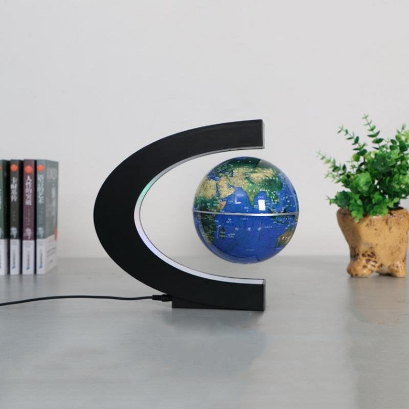 Magnetschwebekugel mit buntem LED Licht
