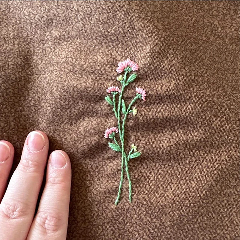 🍀Stickerei-bedrucktes Papierset