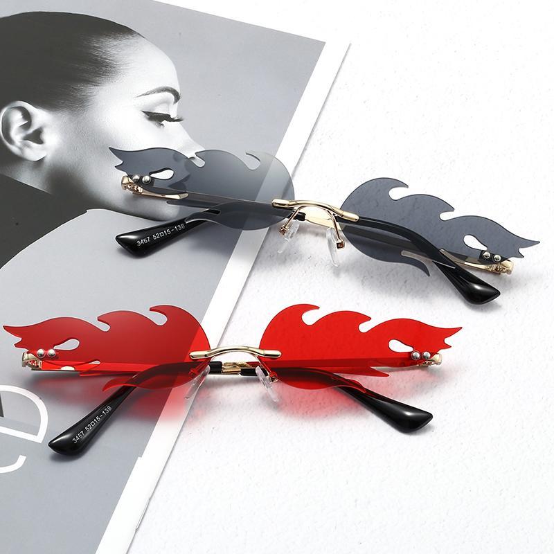 Rahmenlose Sonnenbrille