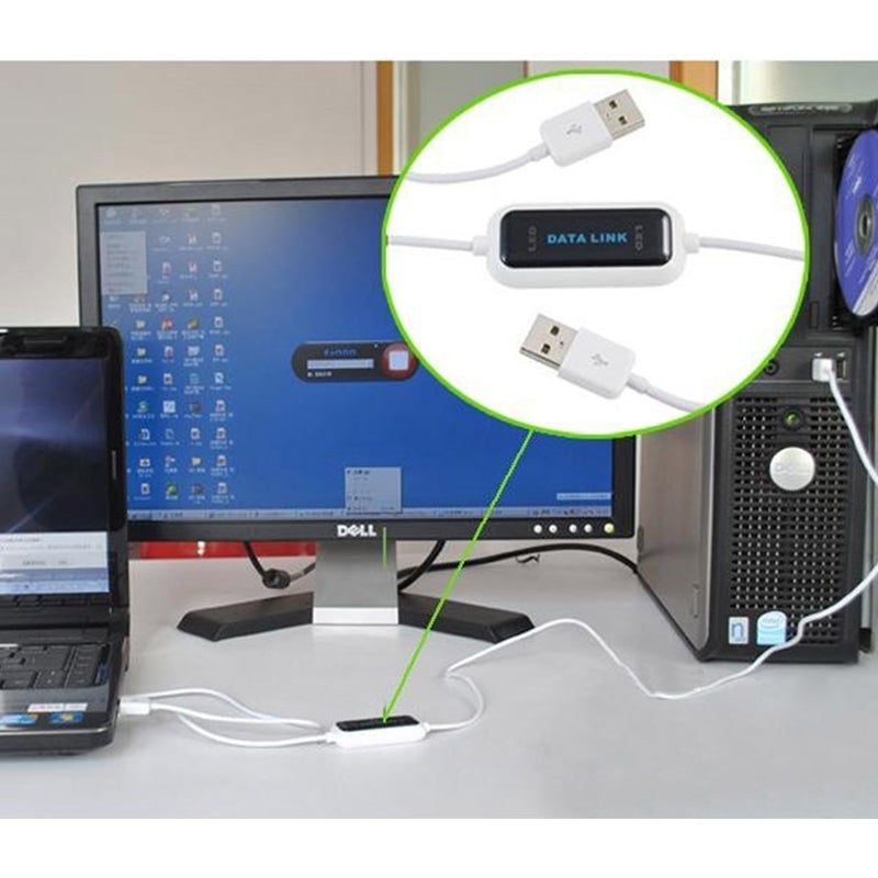 Kompaktes USB-PC-zu-PC-Übertragungskabel