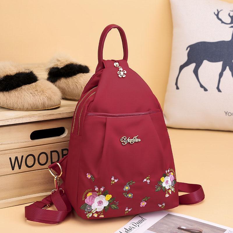 Damen Rucksack mit Stickerei