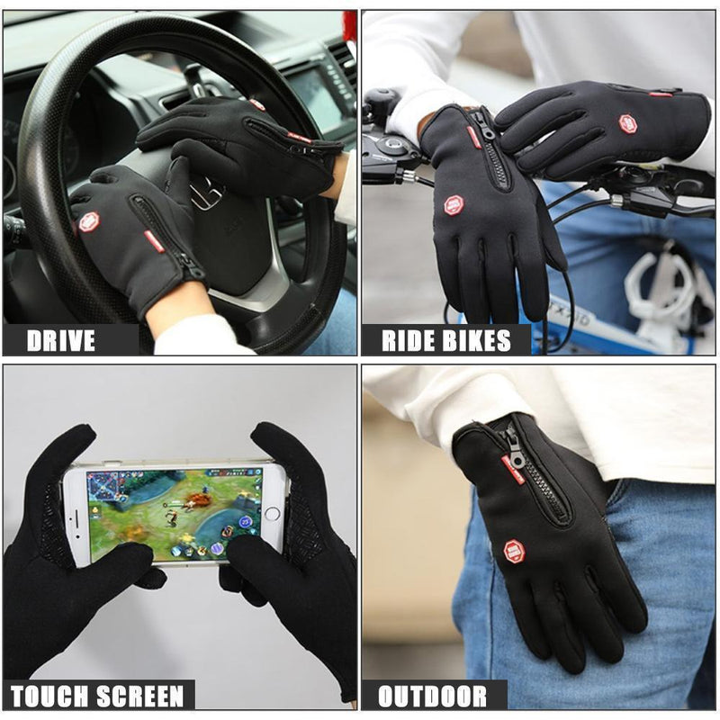 Tendaisy Warm Thermal Cycling Running Driving Gloves