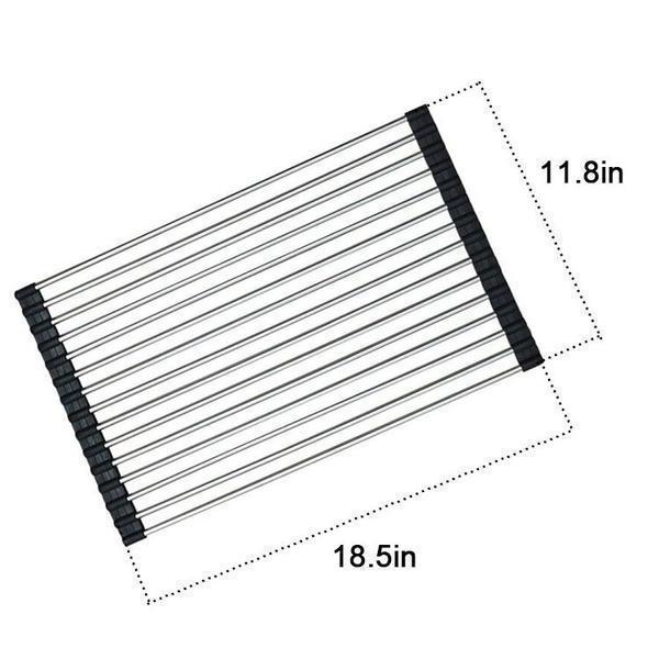 Faltbares Edelstahl Spüle Trockengestell