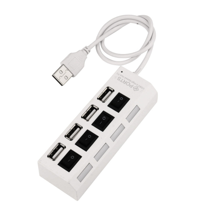 Hochgeschwindigkeits-USB 2.0-Hub-Netzteil , 4/7-Port Hub-Anschlüsse Ein/Ausschalter