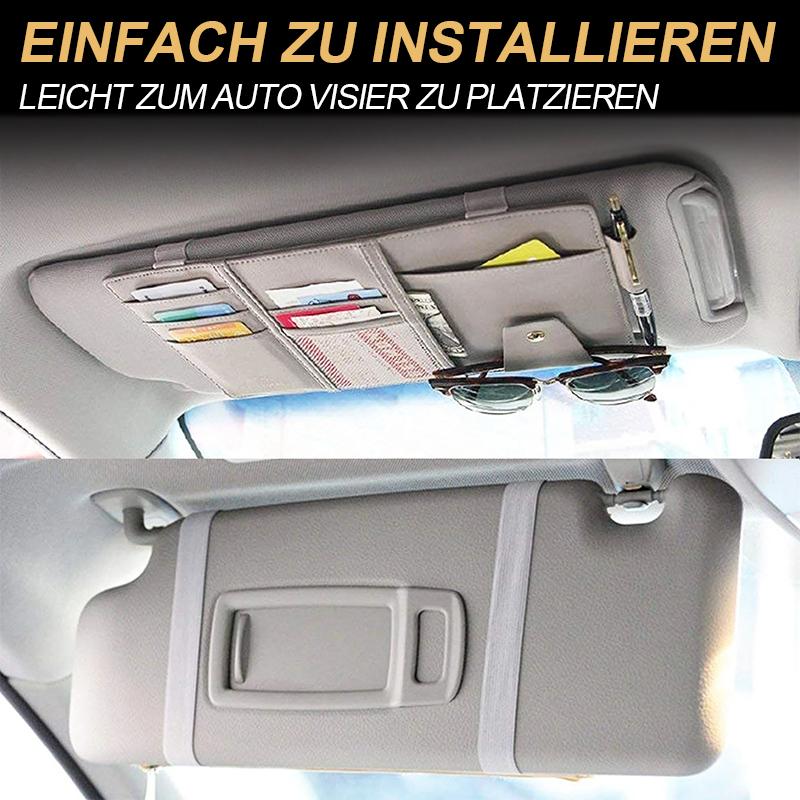 🚗 Alle-in-Ein Auto Sonnenblende Organisator👍