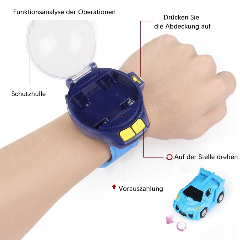 Elektrisches Spielzeugauto mit Fernbedienung per Uhr