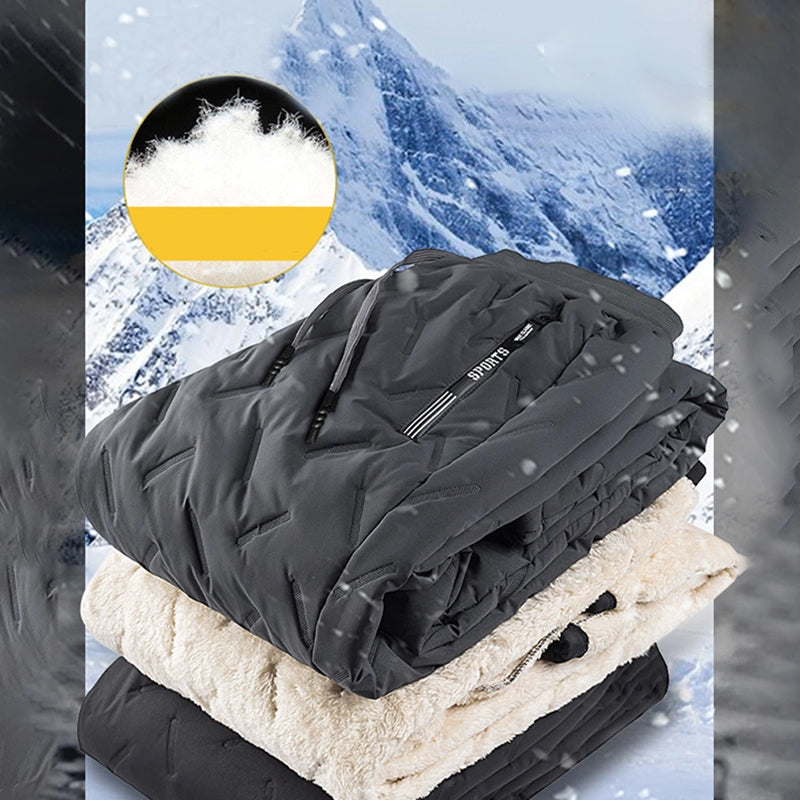 🔥Schlussverkauf - 50 % Rabatt🔥Verdickte lässige warme Fleece-Jogginghose