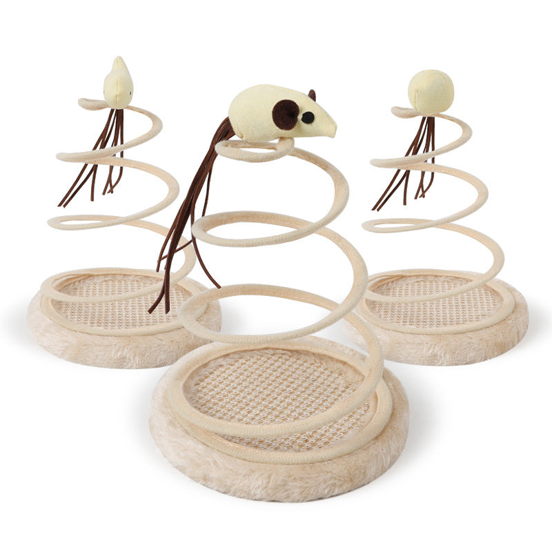 Plüsch Spiraldraht Federscheibe Spielzeug