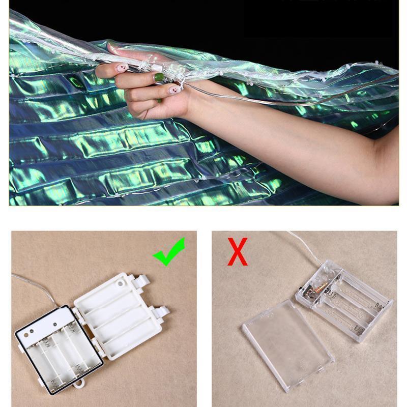 LED leuchtende Schmetterlingsflügel