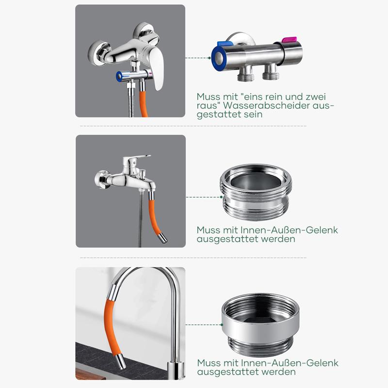 Universelles Flexible Wasserhahnverlängerung