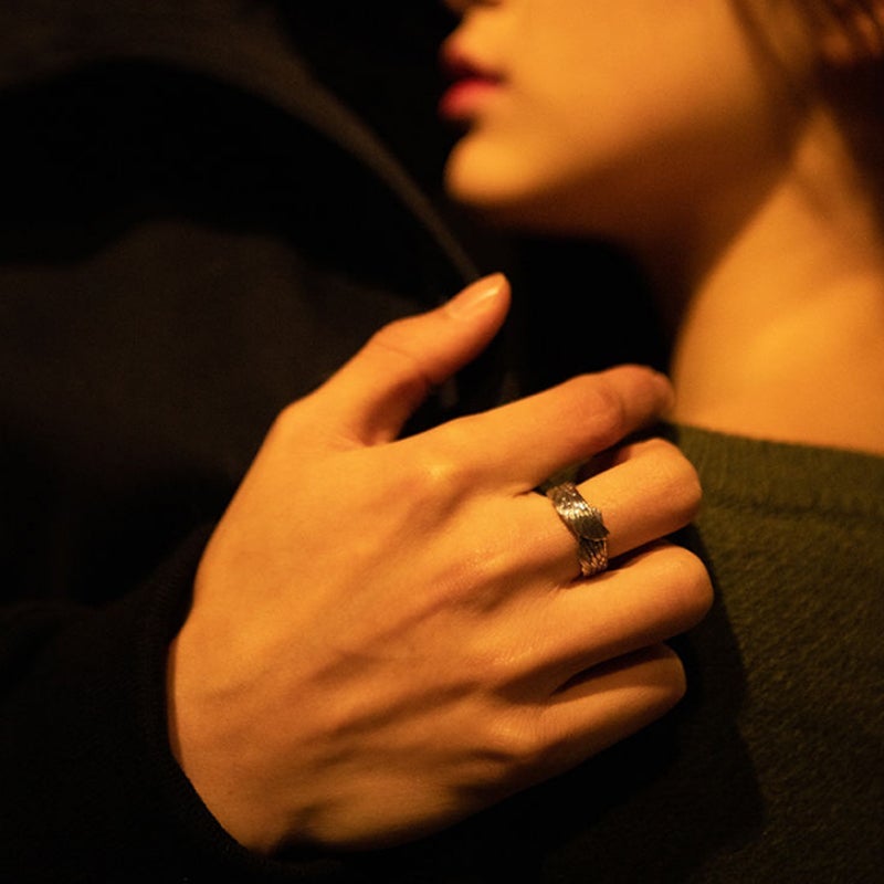 Charmanter Engelsflügel-Ring