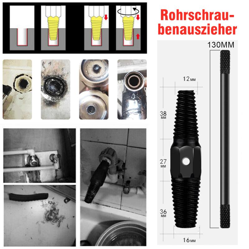 Beschädigte Bolzen defekte Schraubenauszieher Bohrerentferner  Extractor mit Doppelkopf