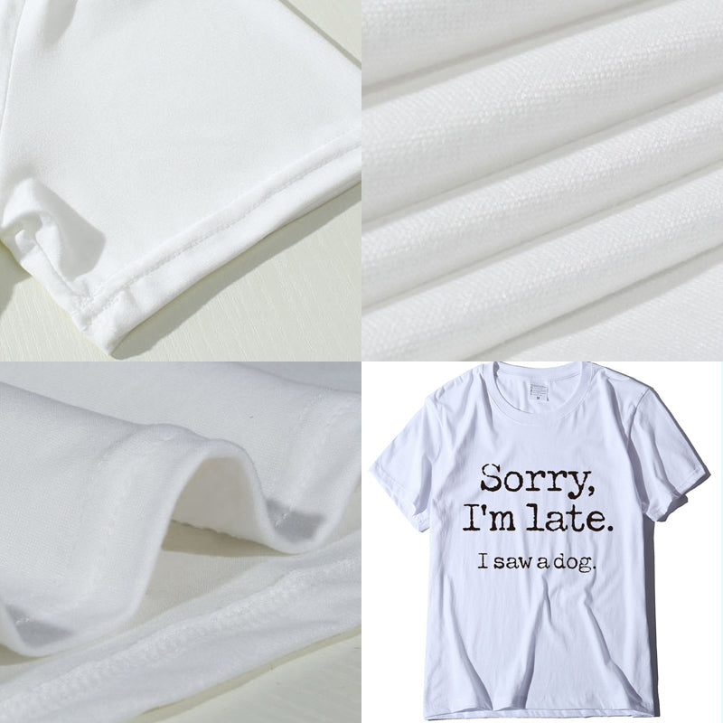 Lässiges T-Shirt Mit Rundhalsausschnitt