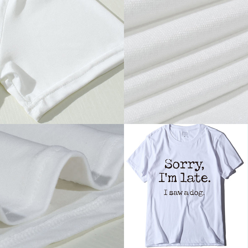 Lässiges T-Shirt Mit Rundhalsausschnitt