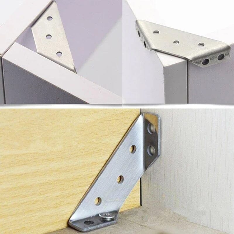 🔥Universeller Eckverbinder für Möbel aus Edelstahl(10stk.)🔥