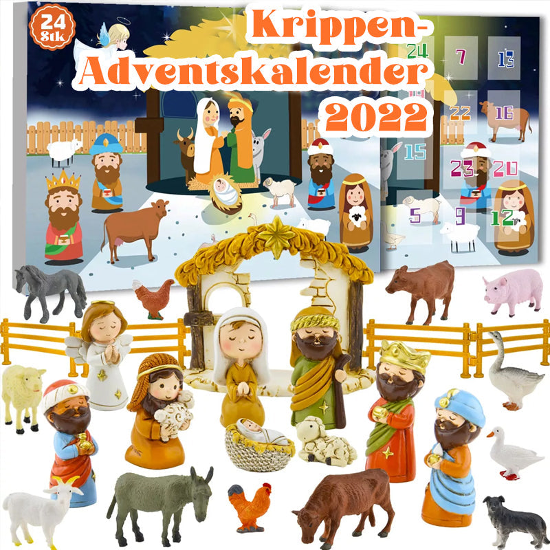 24 Tage Weihnachtskrippe Set