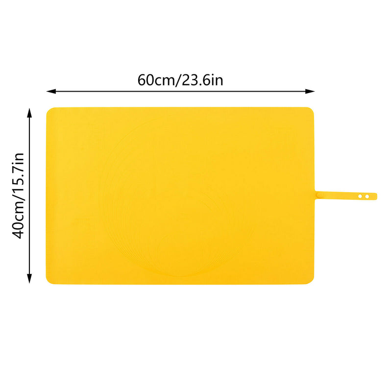 Übergroße Küchenhelfer Roll-Up-Gebäckmatte aus Silikon Mit Messungen