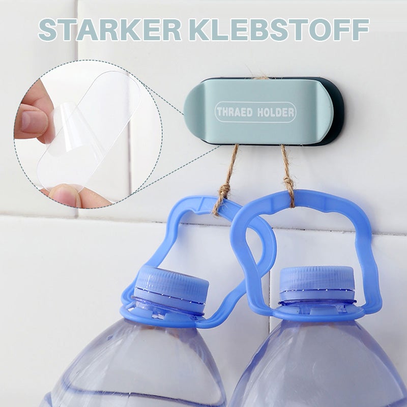 Lochfreier multifunktionaler Steckhakenhalter