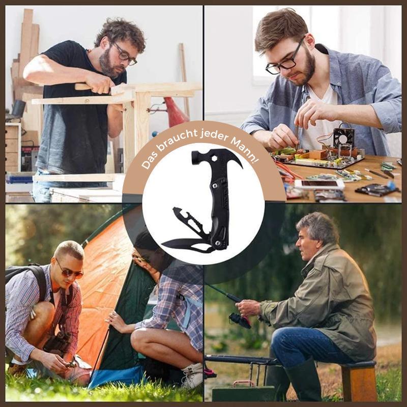Tragbares Multitool mit Hammer