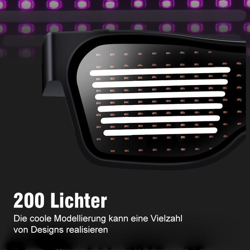 Coole leuchtende LED- Gläser Party