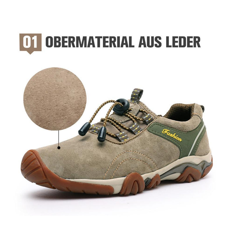 Herren Leder Outdoor Rutschfeste Wanderschuhe