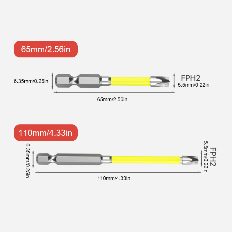 👉Kreuz- und Schlitz-Schraubendreher-Bits für Elektriker🔥🔥