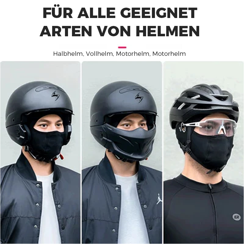 Gesichtsschutz-Fahrradhaube aus Eisseide