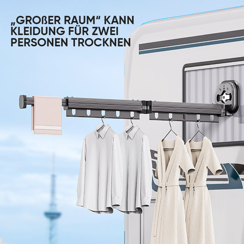 💥Klappbarer Kleiderständer zur Wandmontage mit Saugnapf💥