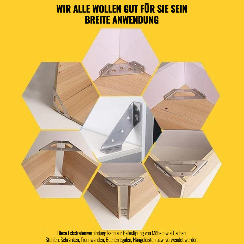 Universeller Eckverbinder für Möbel aus Edelstahl(10stk.)