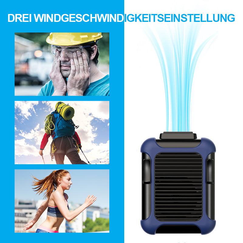 😮 USB Wiederaufladbarer Tragbarer Hüftventilator👍