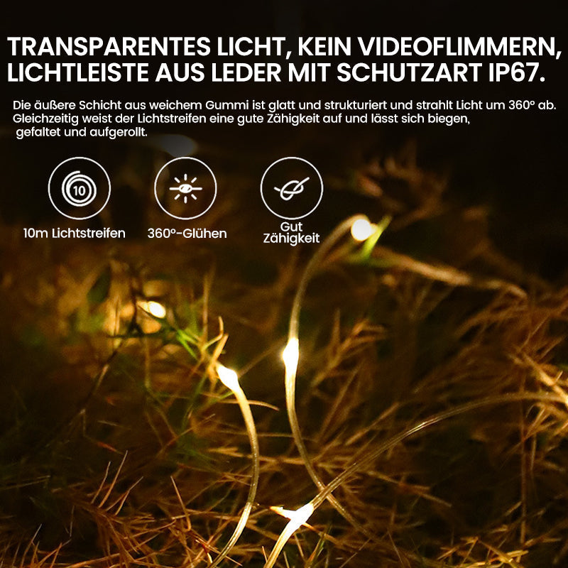 ⛺️🏕️Wasserdichte tragbare verstaubare Lichterkette für den Außenbereich