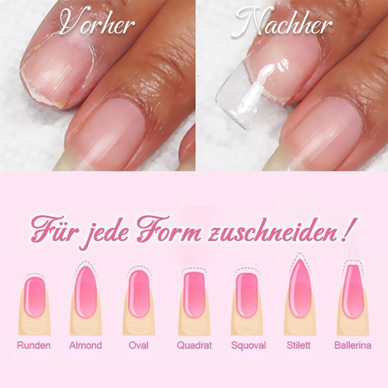 Nagelverlängerung Silk Fiberglas (10 Stücke)