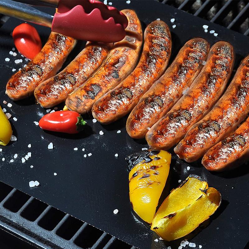 Antihaft BBQ Grillmatten mit Schneidebox