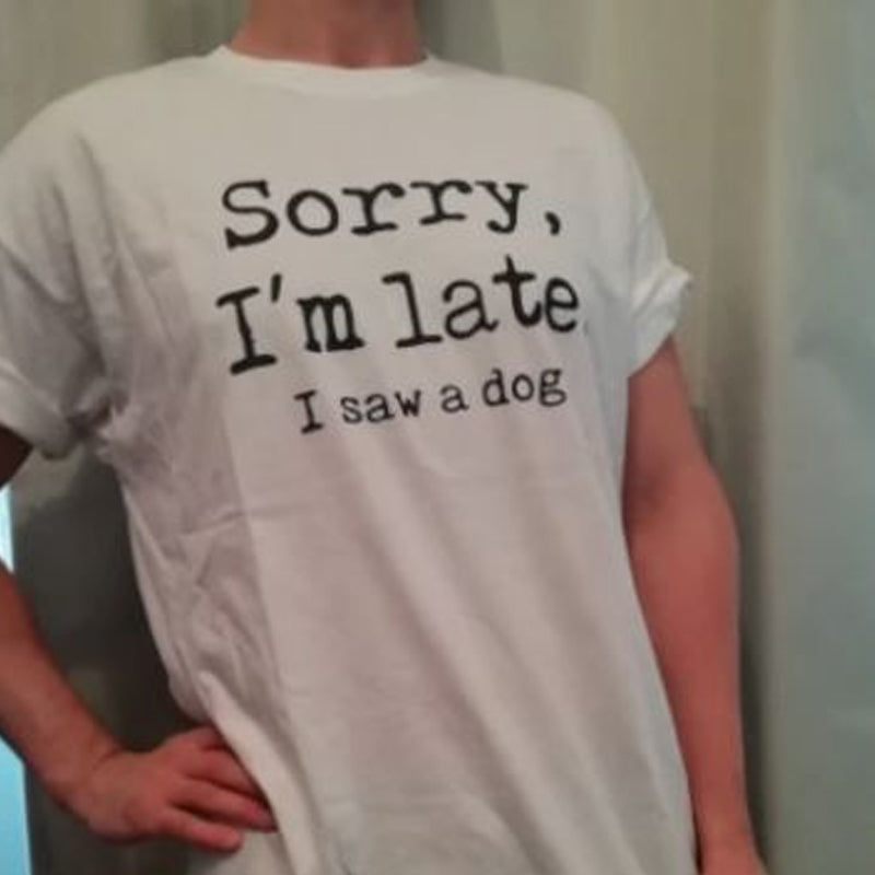Lässiges T-Shirt Mit Rundhalsausschnitt