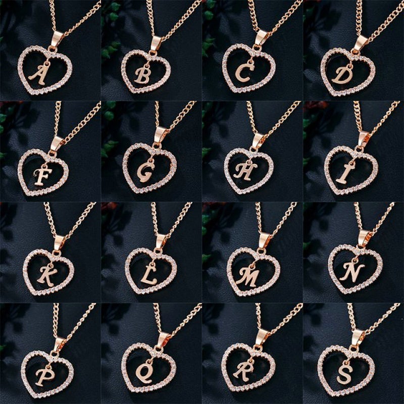Anfangsbuchstaben A-Z Halskette